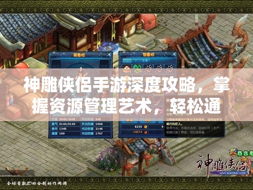 神雕侠侣手游深度攻略，掌握资源管理艺术，轻松通关神雕试炼副本1-4关