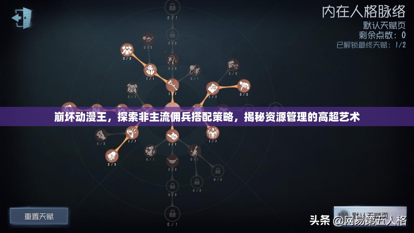 崩坏动漫王，探索非主流佣兵搭配策略，揭秘资源管理的高超艺术