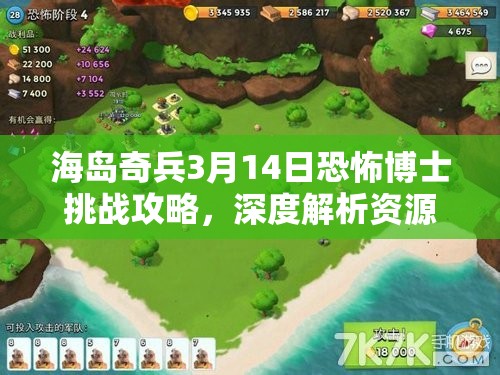 海岛奇兵3月14日恐怖博士挑战攻略，深度解析资源管理的策略与艺术