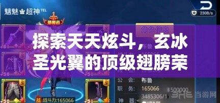 探索天天炫斗，玄冰圣光翼的顶级翅膀荣耀之路与辉煌展现