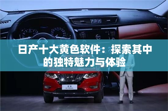 日产十大黄色软件：探索其中的独特魅力与体验