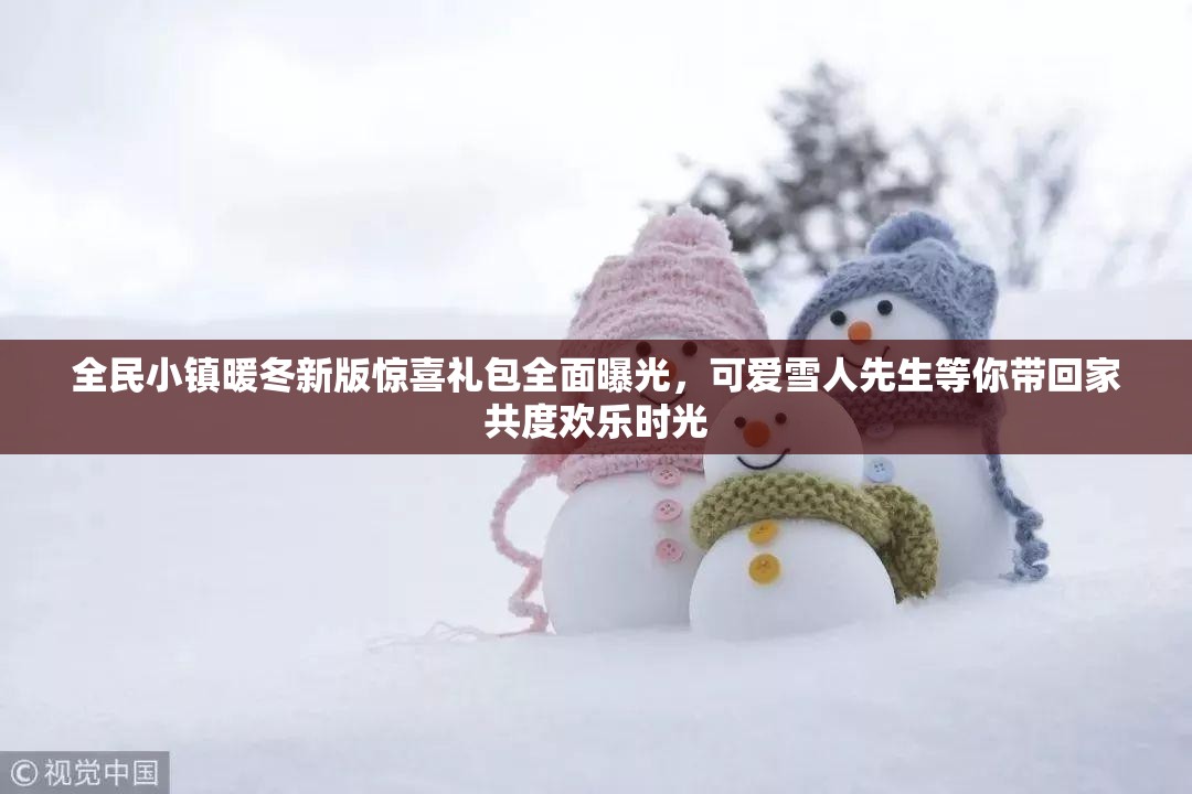 全民小镇暖冬新版惊喜礼包全面曝光，可爱雪人先生等你带回家共度欢乐时光