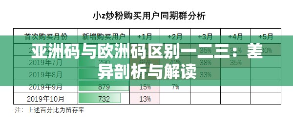 亚洲码与欧洲码区别一二三：差异剖析与解读
