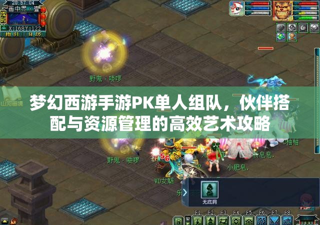 梦幻西游手游PK单人组队，伙伴搭配与资源管理的高效艺术攻略