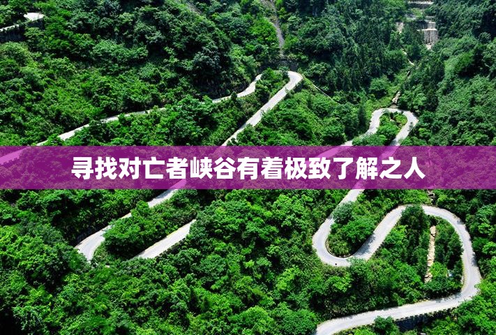 寻找对亡者峡谷有着极致了解之人