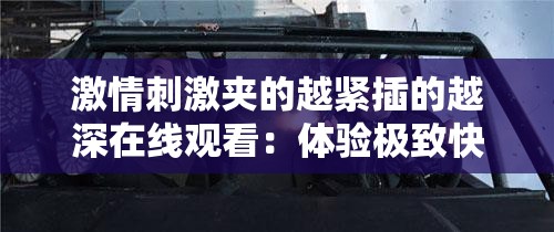 激情刺激夹的越紧插的越深在线观看：体验极致快感