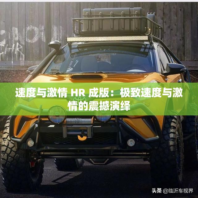 速度与激情 HR 成版：极致速度与激情的震撼演绎