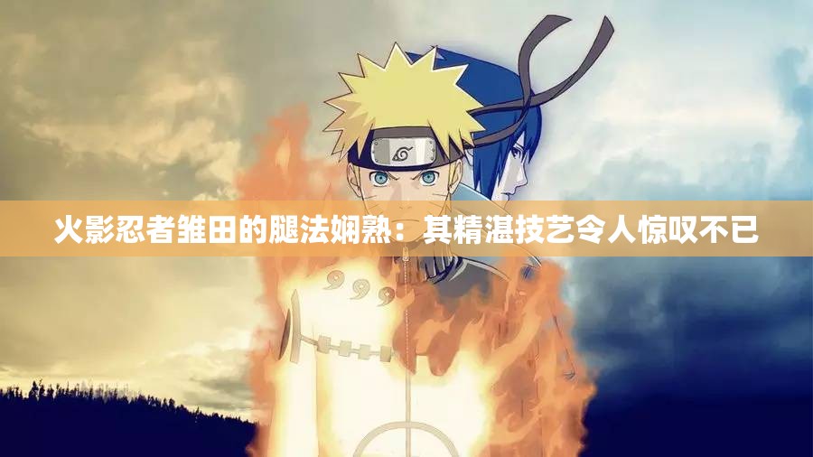 火影忍者雏田的腿法娴熟：其精湛技艺令人惊叹不已