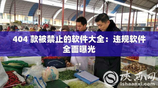 404 款被禁止的软件大全：违规软件全面曝光