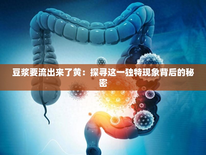 豆浆要流出来了黄：探寻这一独特现象背后的秘密