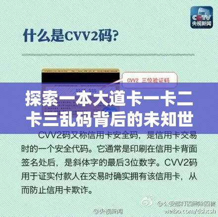 探索一本大道卡一卡二卡三乱码背后的未知世界