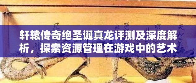 轩辕传奇绝圣诞真龙评测及深度解析，探索资源管理在游戏中的艺术运用