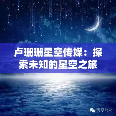 卢珊珊星空传媒：探索未知的星空之旅
