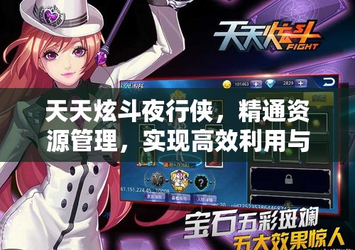 天天炫斗夜行侠，精通资源管理，实现高效利用与价值最大化策略