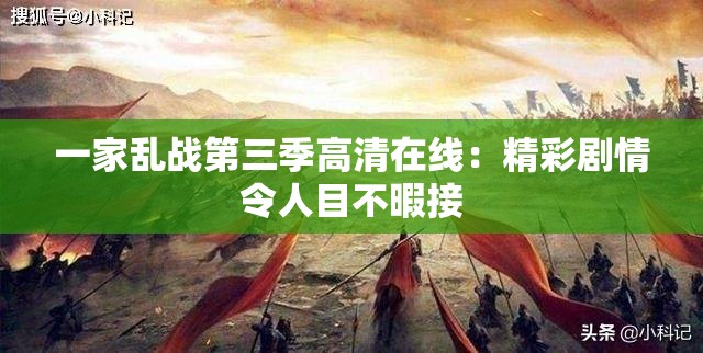 一家乱战第三季高清在线：精彩剧情令人目不暇接