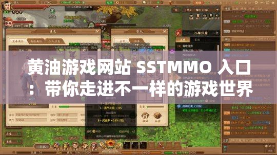黄油游戏网站 SSTMMO 入口：带你走进不一样的游戏世界
