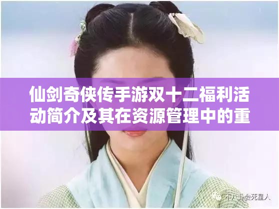 仙剑奇侠传手游双十二福利活动简介及其在资源管理中的重要性及高效策略解析