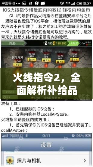 火线指令2，全面解析补给品种类及其实战应用策略详解