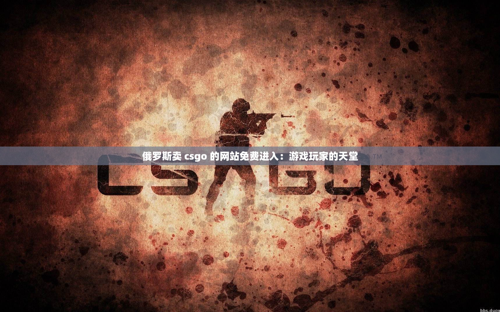 俄罗斯卖 csgo 的网站免费进入：游戏玩家的天堂