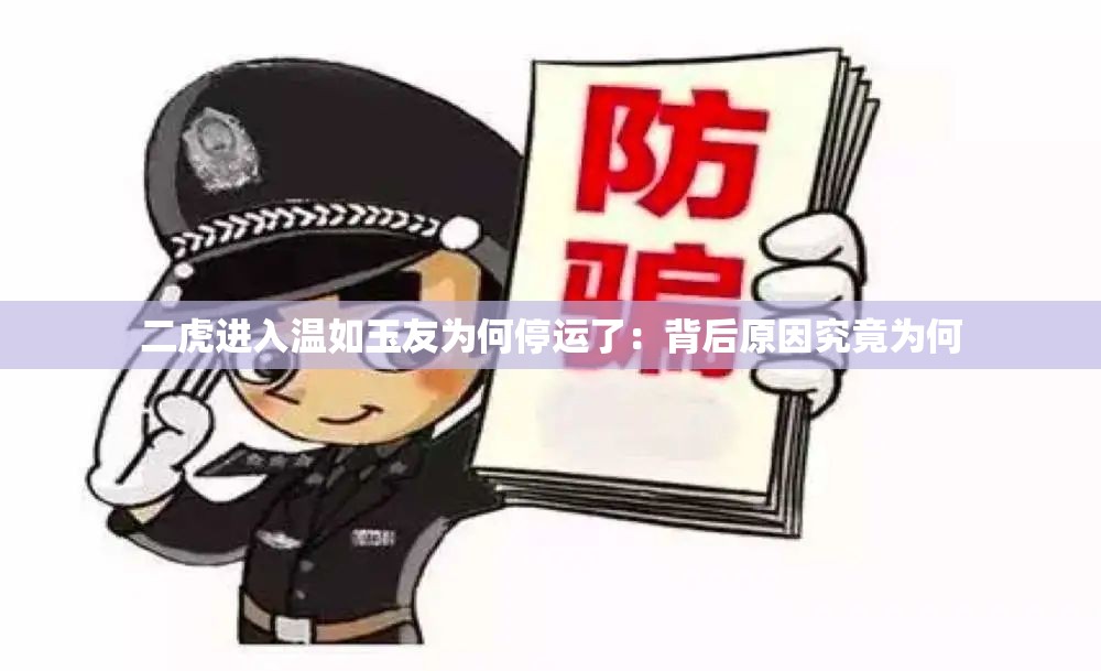 二虎进入温如玉友为何停运了：背后原因究竟为何