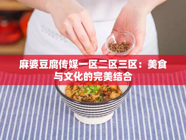 麻婆豆腐传媒一区二区三区：美食与文化的完美结合