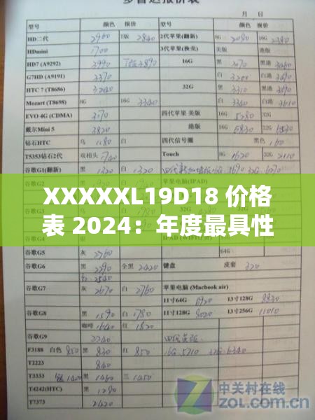XXXXXL19D18 价格表 2024：年度最具性价比的选择