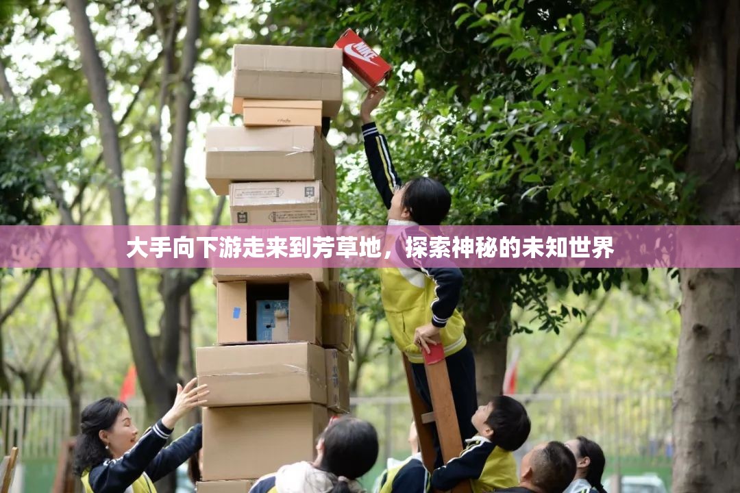 大手向下游走来到芳草地，探索神秘的未知世界