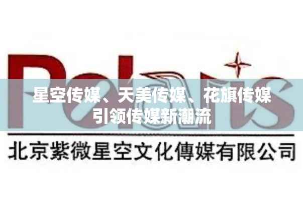 星空传媒、天美传媒、花旗传媒引领传媒新潮流