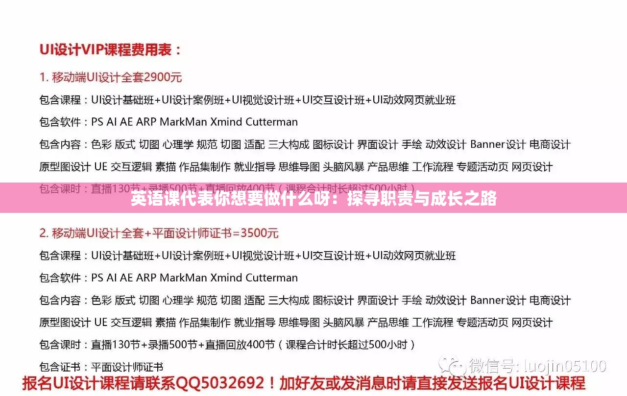 英语课代表你想要做什么呀：探寻职责与成长之路