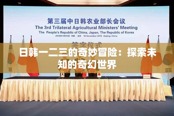 日韩一二三的奇妙冒险：探索未知的奇幻世界