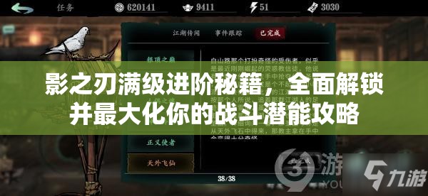影之刃满级进阶秘籍，全面解锁并最大化你的战斗潜能攻略