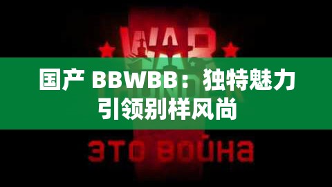 国产 BBWBB：独特魅力引领别样风尚