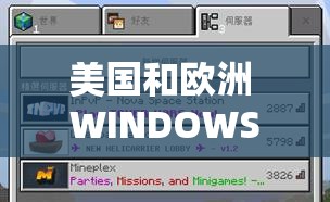 美国和欧洲 WINDOWSVPS：稳定可靠的服务器选择