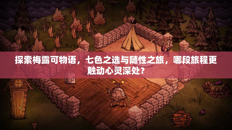 探索梅露可物语，七色之选与随性之旅，哪段旅程更触动心灵深处？