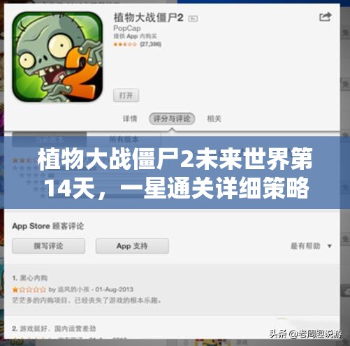 植物大战僵尸2未来世界第14天，一星通关详细策略与技巧揭秘