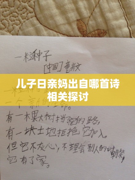 儿子日亲妈出自哪首诗相关探讨