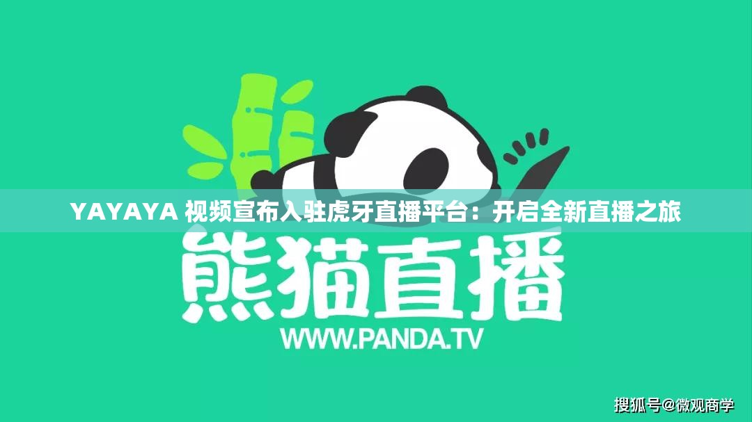 YAYAYA 视频宣布入驻虎牙直播平台：开启全新直播之旅
