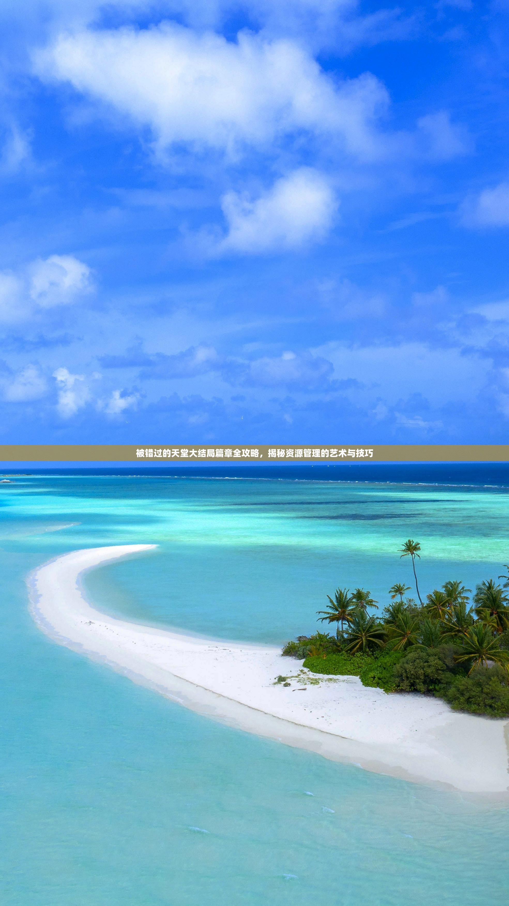 被错过的天堂大结局篇章全攻略，揭秘资源管理的艺术与技巧