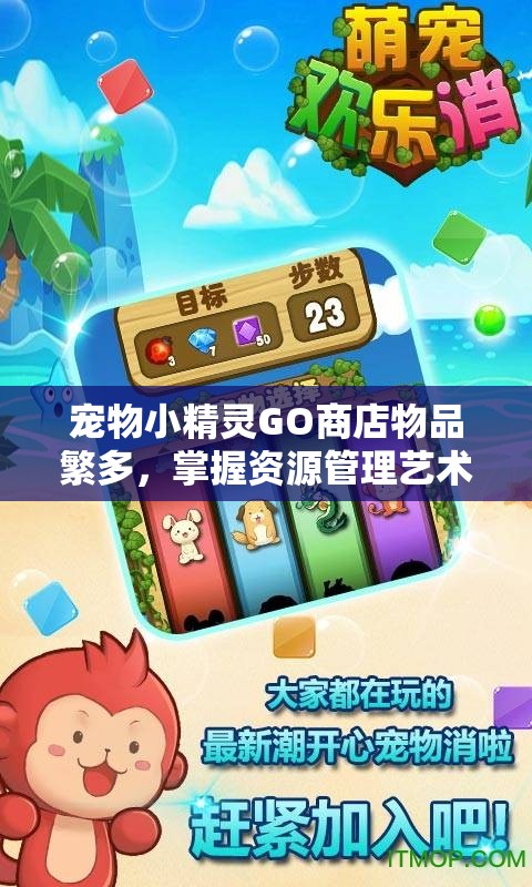 宠物小精灵GO商店物品繁多，掌握资源管理艺术尽享游戏乐趣