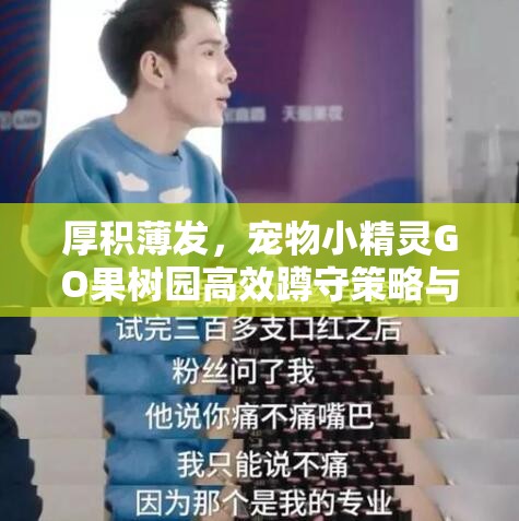 厚积薄发，宠物小精灵GO果树园高效蹲守策略与资源管理艺术指南