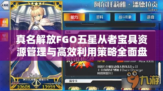 真名解放FGO五星从者宝具资源管理与高效利用策略全面盘点