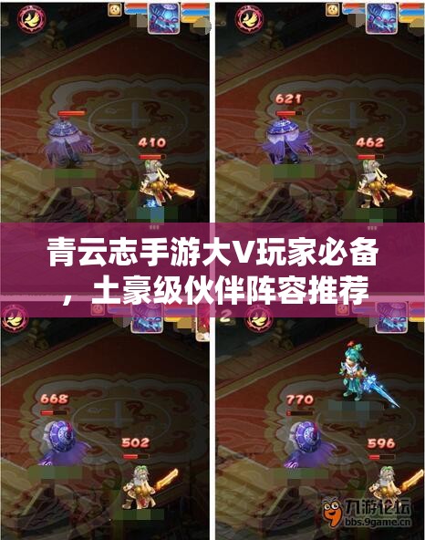 青云志手游大V玩家必备，土豪级伙伴阵容推荐与高效陪阵策略深度解析