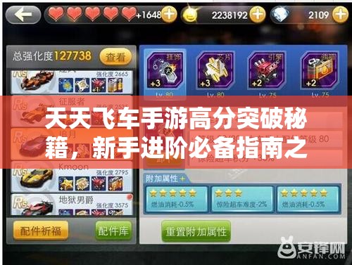 天天飞车手游高分突破秘籍，新手进阶必备指南之高效资源管理篇