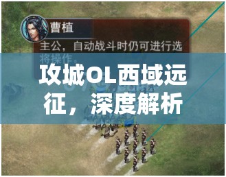 攻城OL西域远征，深度解析资源管理的策略与艺术之道