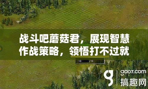 战斗吧蘑菇君，展现智慧作战策略，领悟打不过就跑的生存艺术