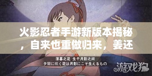 火影忍者手游新版本揭秘，自来也重做归来，姜还是老的辣吗？