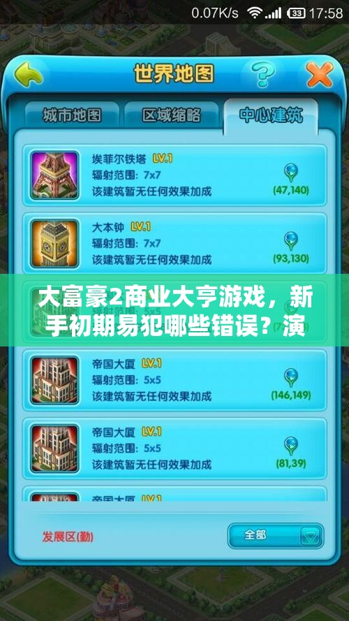 大富豪2商业大亨游戏，新手初期易犯哪些错误？演变史专题揭秘！