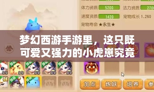 梦幻西游手游里，这只既可爱又强力的小虎崽究竟隐藏着什么秘密？