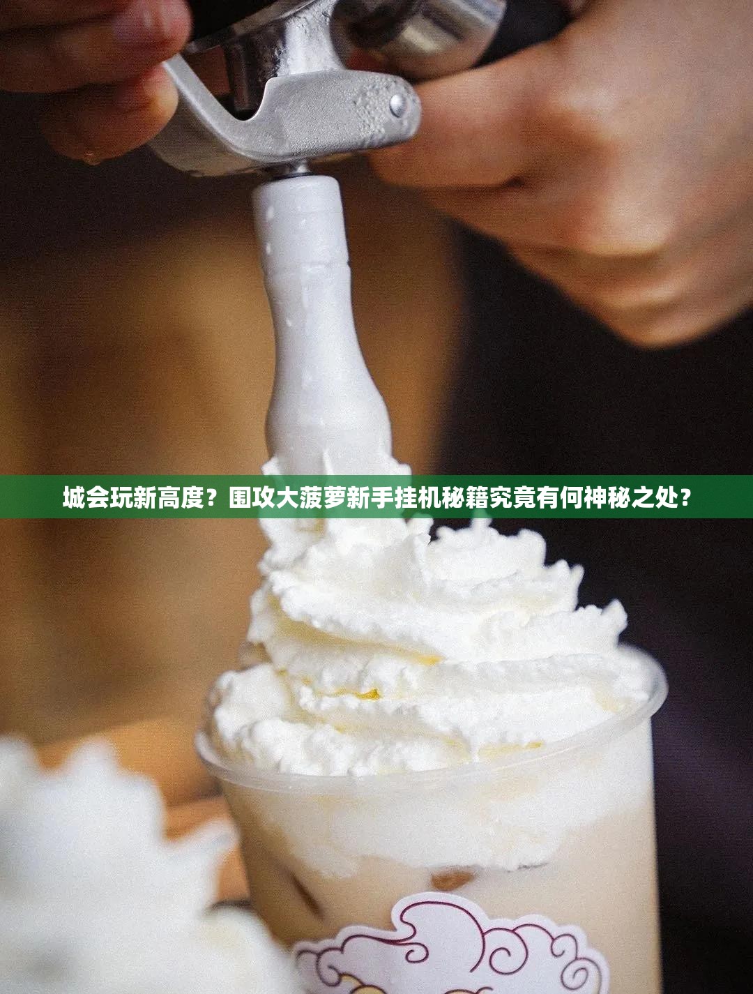 城会玩新高度？围攻大菠萝新手挂机秘籍究竟有何神秘之处？