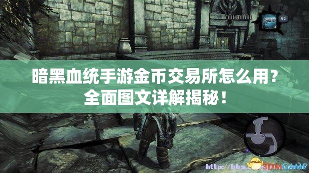 暗黑血统手游金币交易所怎么用？全面图文详解揭秘！
